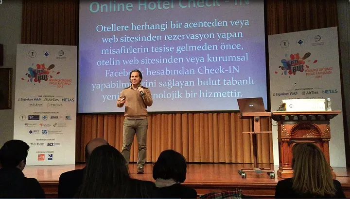 Online Otel Giriş İşlemi sunumu